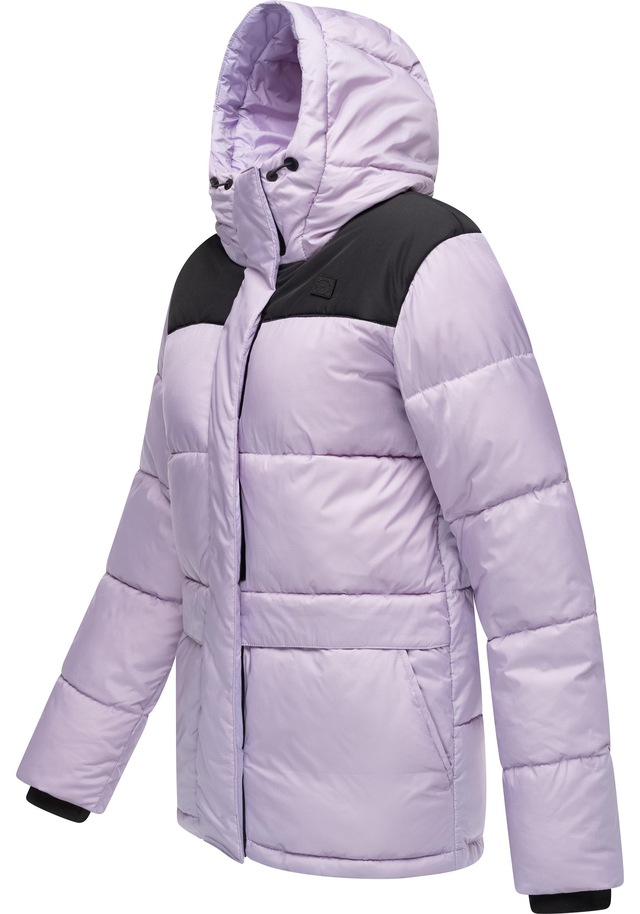 Ragwear Anorak »Wikesh« mit Kapuze stylische Winter Steppjacke mit Colourblocking