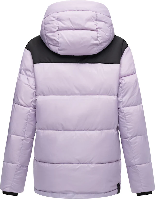 Ragwear Anorak »Wikesh« mit Kapuze stylische Winter Steppjacke mit Colourblocking