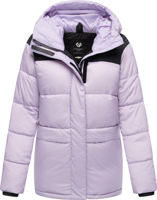 Ragwear Anorak »Wikesh« mit Kapuze stylische Winter Steppjacke mit Colourblocking