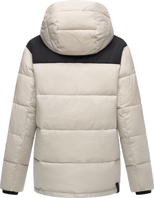 Ragwear Anorak »Wikesh« mit Kapuze stylische Winter Steppjacke mit Colourblocking