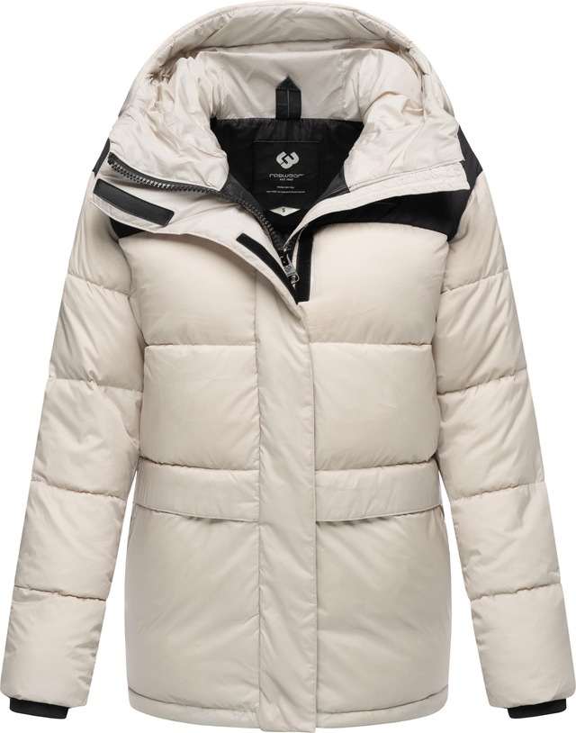 Ragwear Anorak »Wikesh« mit Kapuze stylische Winter Steppjacke mit Colourblocking
