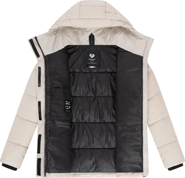 Ragwear Anorak »Wikesh« mit Kapuze stylische Winter Steppjacke mit Colourblocking