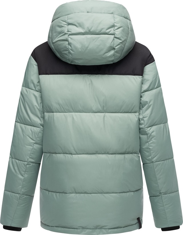 Ragwear Anorak »Wikesh« mit Kapuze stylische Winter Steppjacke mit Colourblocking