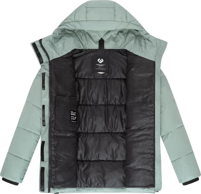 Ragwear Anorak »Wikesh« mit Kapuze stylische Winter Steppjacke mit Colourblocking
