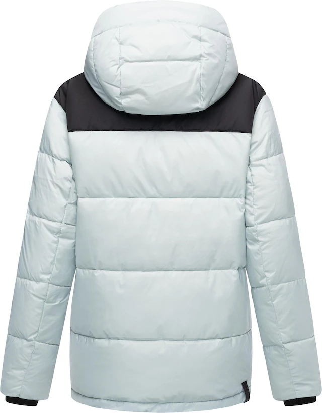 Ragwear Anorak »Wikesh« mit Kapuze stylische Winter Steppjacke mit Colourblocking