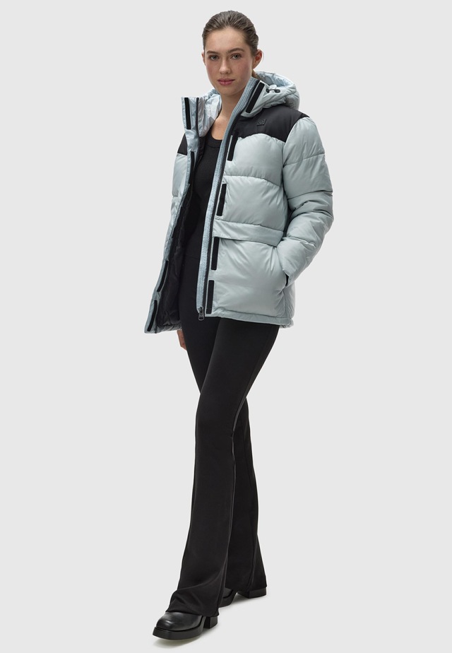 Ragwear Anorak »Wikesh« mit Kapuze stylische Winter Steppjacke mit Colourblocking