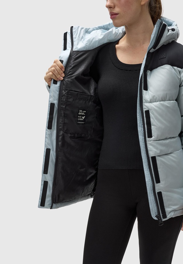 Ragwear Anorak »Wikesh« mit Kapuze stylische Winter Steppjacke mit Colourblocking