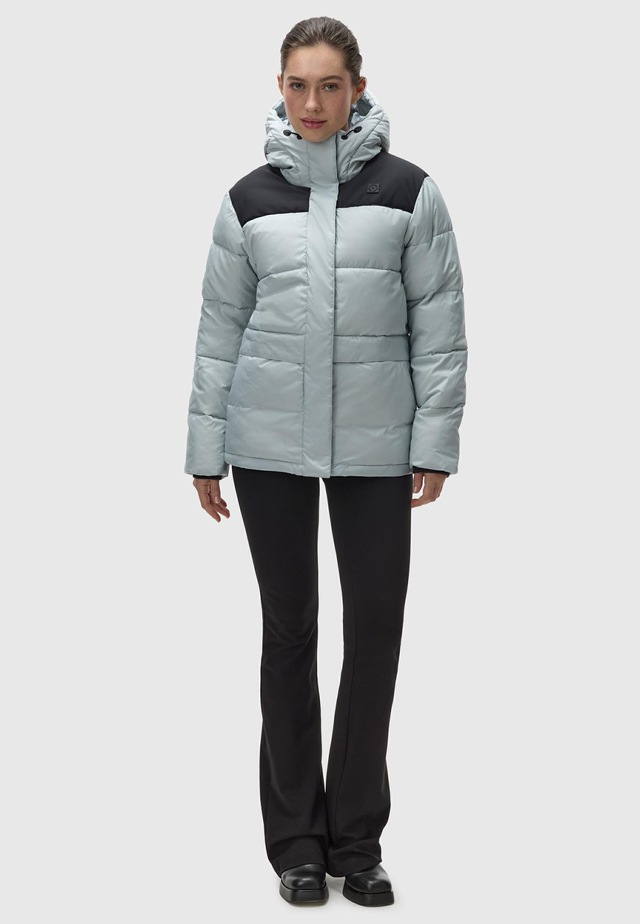 Ragwear Anorak »Wikesh« mit Kapuze stylische Winter Steppjacke mit Colourblocking
