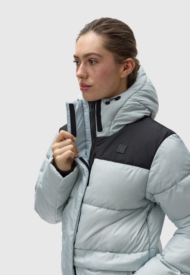 Ragwear Anorak »Wikesh« mit Kapuze stylische Winter Steppjacke mit Colourblocking