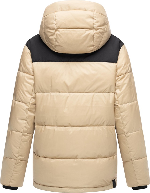 Ragwear Anorak »Wikesh« mit Kapuze stylische Winter Steppjacke mit Colourblocking
