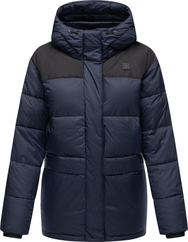 Ragwear Anorak »Wikesh« mit Kapuze stylische Winter Steppjacke mit Colourblocking