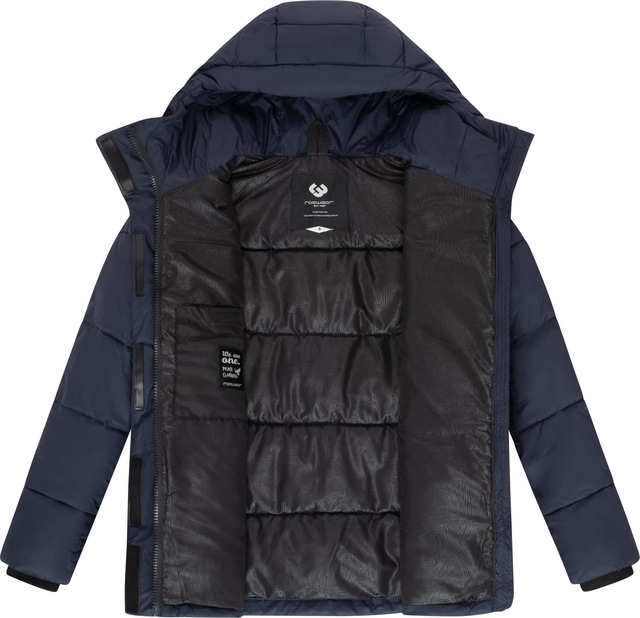 Ragwear Anorak »Wikesh« mit Kapuze stylische Winter Steppjacke mit Colourblocking
