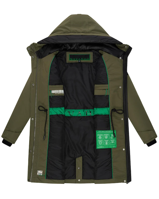 Navahoo Winterjacke »Eissturm 14« mit Kapuze Wasserabweisende Jacke mit Kapuze