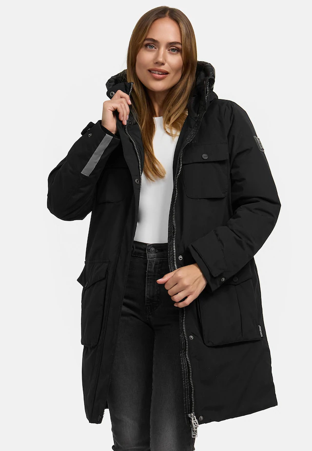Navahoo Winterjacke »Eissturm 14« mit Kapuze Wasserabweisende Jacke mit Kapuze