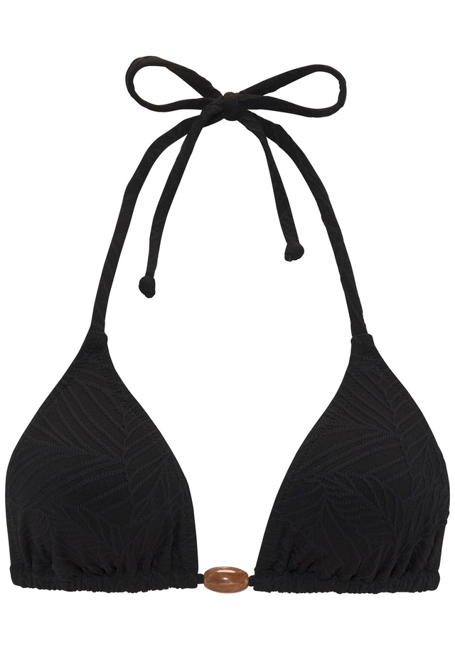 LASCANA Triangel-Bikini-Top »Fay« aus eleganter Strukturware