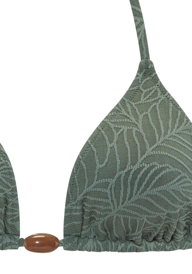 LASCANA Triangel-Bikini-Top »Fay« aus eleganter Strukturware