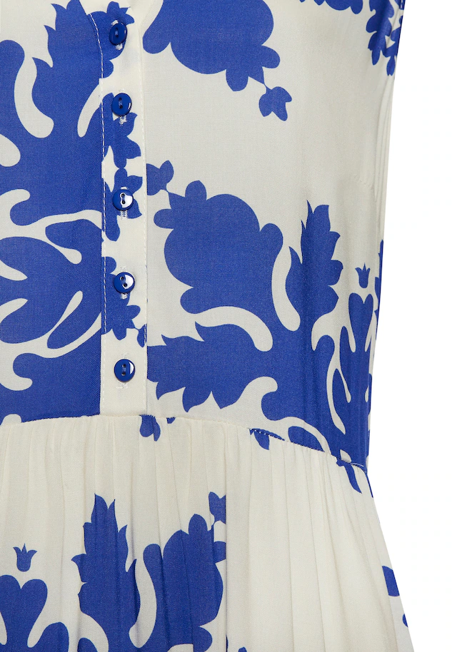 Vivance Maxikleid »mit Volants und Alloverdruck« Ärmelloses Sommerkleid, Webkleid, Strandkleid, Druckkleid, Tunikakleid