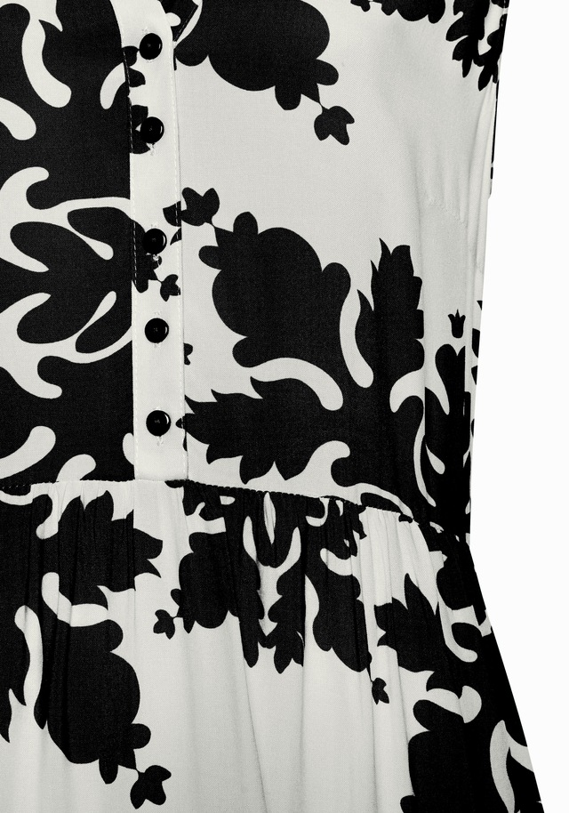 Vivance Maxikleid »mit Volants und Alloverdruck« Ärmelloses Sommerkleid, Webkleid, Strandkleid, Druckkleid, Tunikakleid