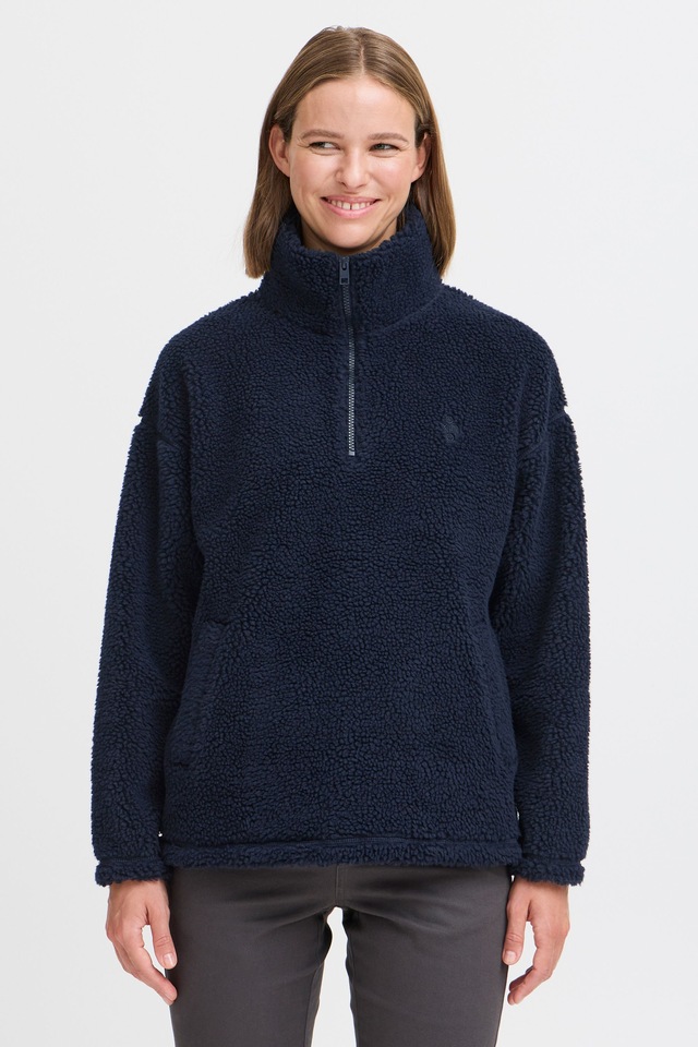 OXMO Strickfleece-Pullover »Fleecejacke OXTolirone«