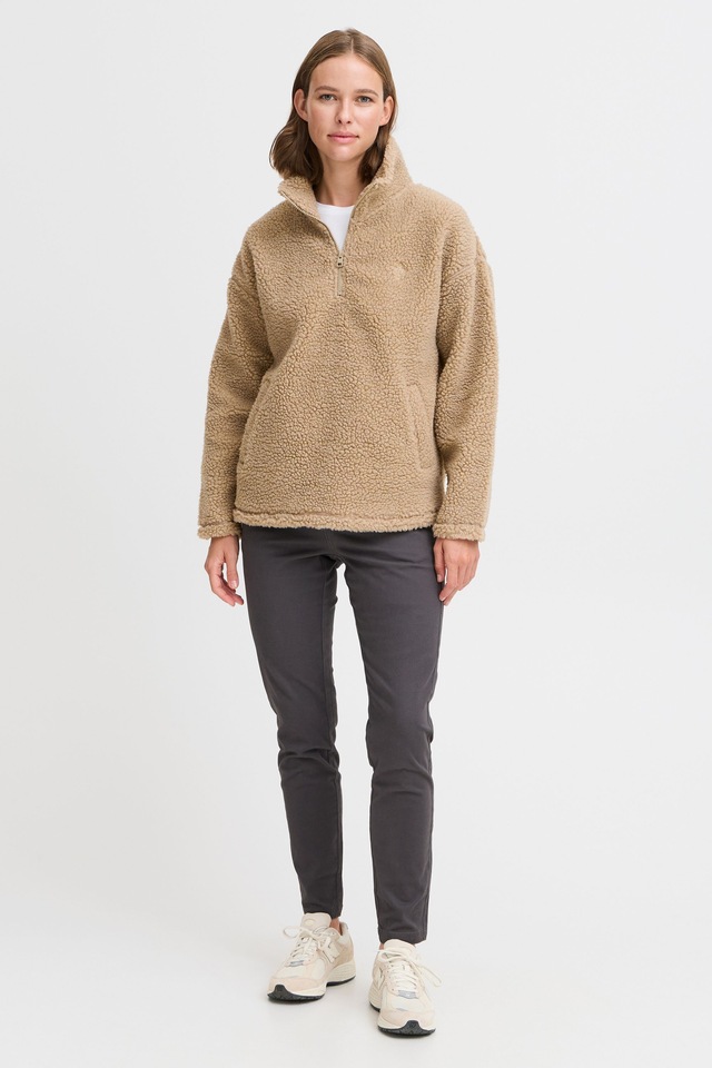 OXMO Strickfleece-Pullover »Fleecejacke OXTolirone«