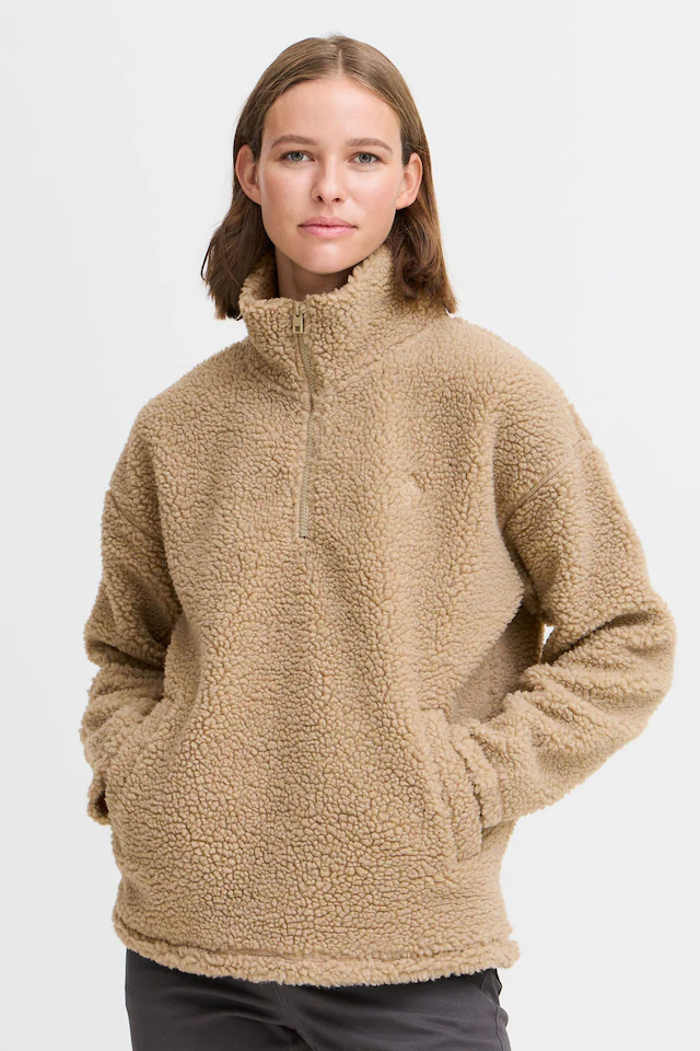 OXMO Strickfleece-Pullover »Fleecejacke OXTolirone«