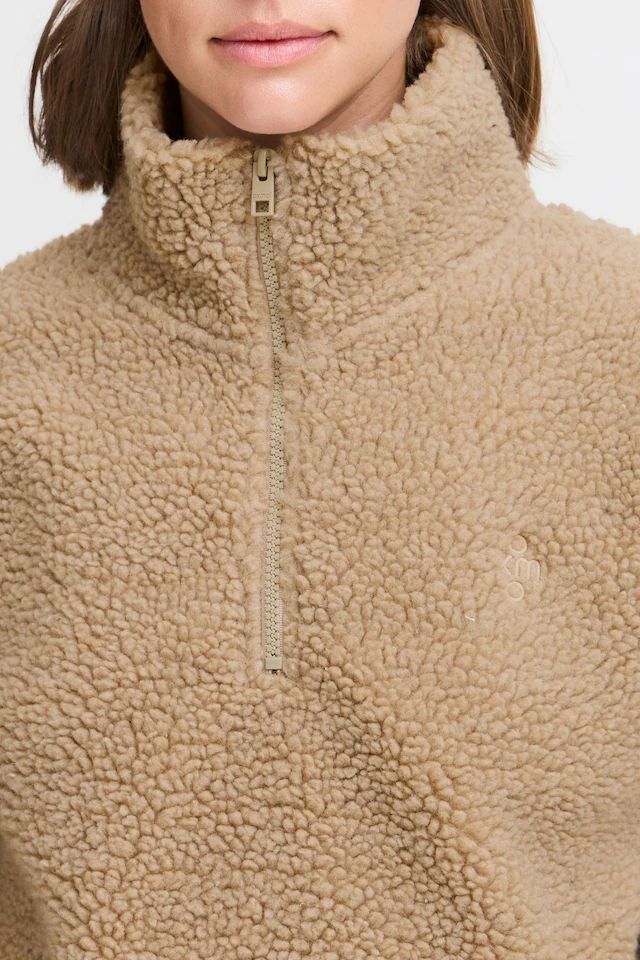 OXMO Strickfleece-Pullover »Fleecejacke OXTolirone«