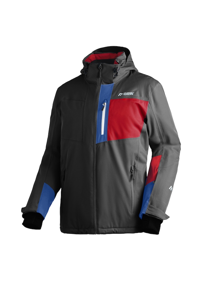 Maier Sports Skijacke »KARLEITEN M 2.0« Herren Winterjacke, wasserdicht, 3 RV-Taschen und Kapuze, Regular fit