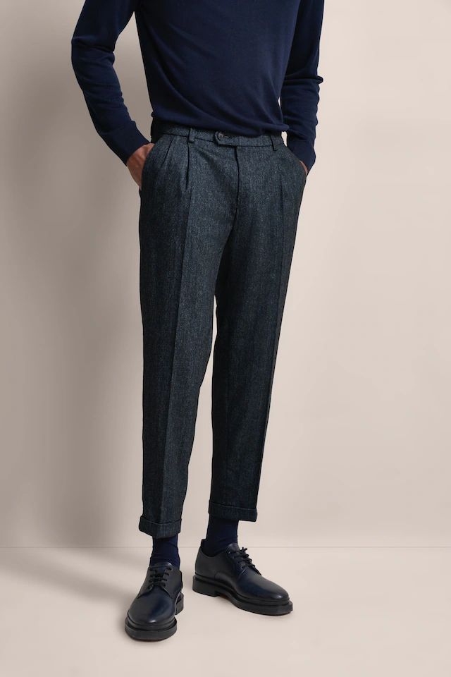 bugatti Bundfaltenhose besonders soft