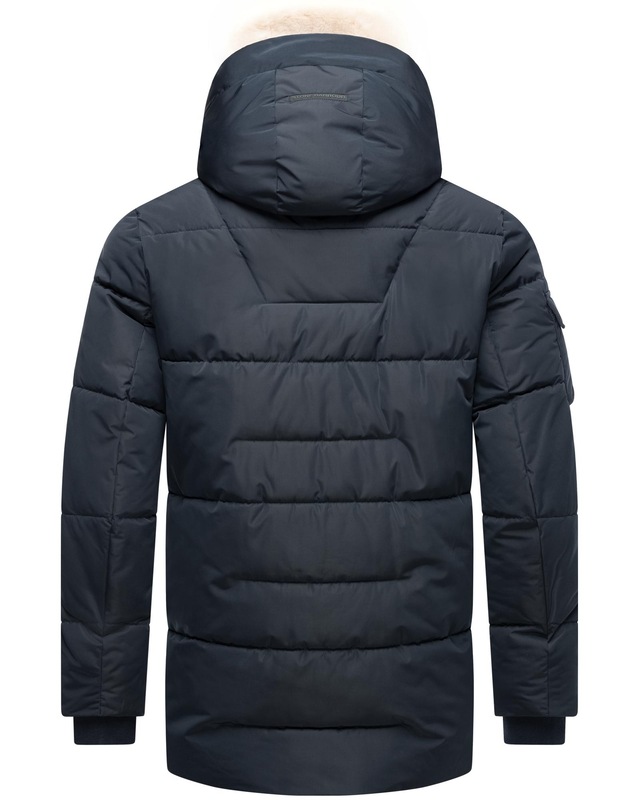Stone Harbour Winterjacke »Lauroo XX« mit Kapuze urbane Herren Steppjacke mit kuscheligem Teddyfleece