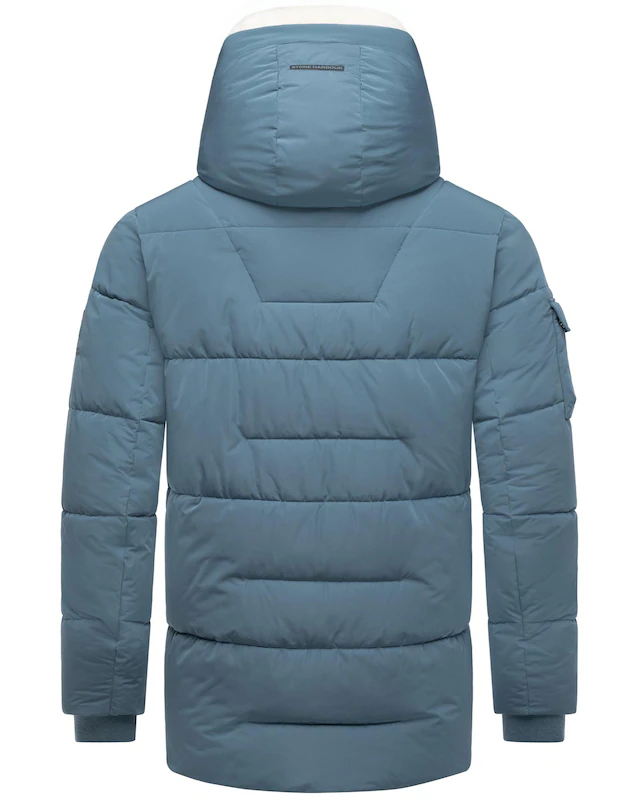 Stone Harbour Winterjacke »Lauroo XX« mit Kapuze urbane Herren Steppjacke mit kuscheligem Teddyfleece