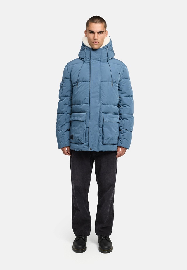 Stone Harbour Winterjacke »Lauroo XX« mit Kapuze urbane Herren Steppjacke mit kuscheligem Teddyfleece