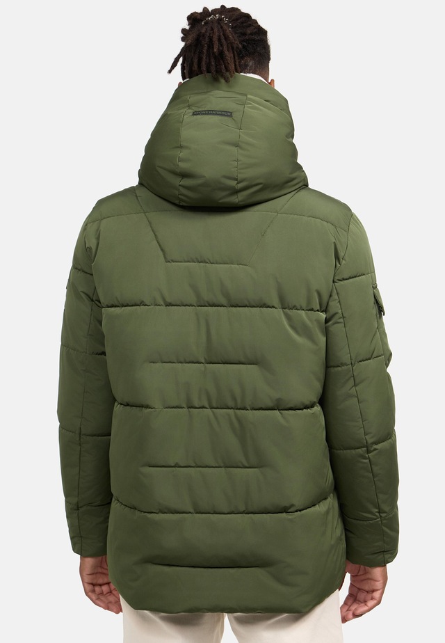 Stone Harbour Winterjacke »Lauroo XX« mit Kapuze urbane Herren Steppjacke mit kuscheligem Teddyfleece