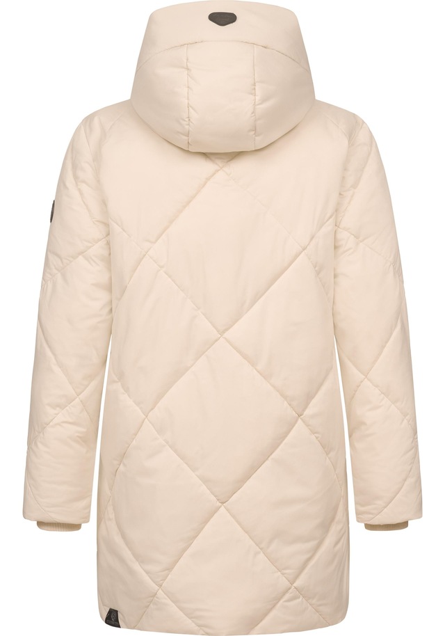 Ragwear Steppmantel »Diamanta« Wasserdichter Damen Kurzmantel mit Kapuze