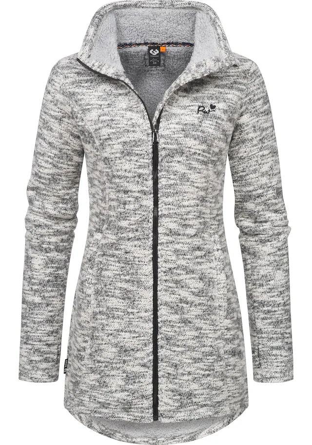 Ragwear Strickjacke »Miram Melange« Kuschelige Übergangsjacke in Strick-Optik