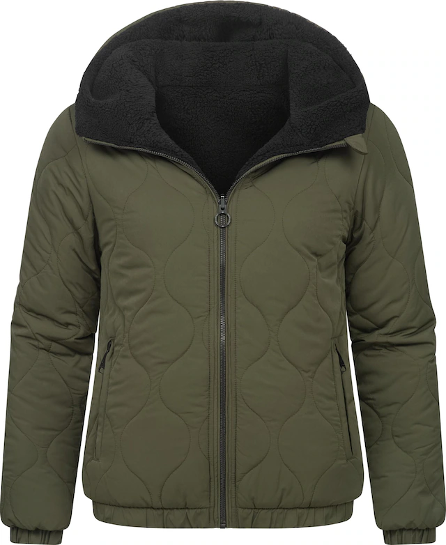 Ragwear Wendejacke »Qaria« mit Kapuze ultraleichte 2-in-1 Damen Winterjacke mit Kapuze