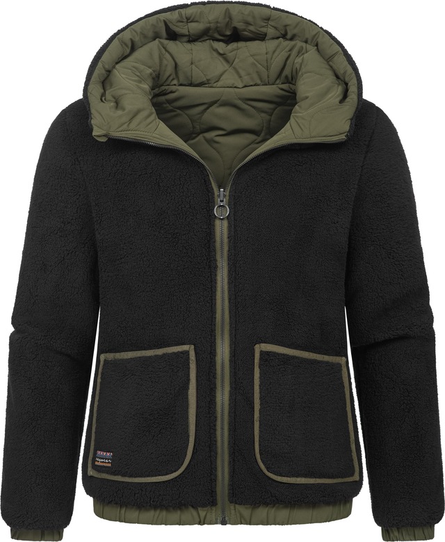 Ragwear Wendejacke »Qaria« mit Kapuze ultraleichte 2-in-1 Damen Winterjacke mit Kapuze