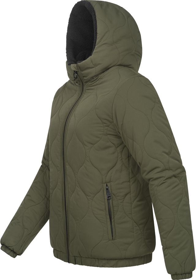 Ragwear Wendejacke »Qaria« mit Kapuze ultraleichte 2-in-1 Damen Winterjacke mit Kapuze
