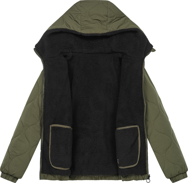 Ragwear Wendejacke »Qaria« mit Kapuze ultraleichte 2-in-1 Damen Winterjacke mit Kapuze