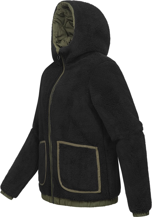 Ragwear Wendejacke »Qaria« mit Kapuze ultraleichte 2-in-1 Damen Winterjacke mit Kapuze