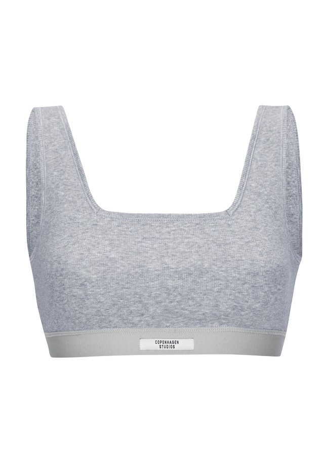 Copenhagen Studios Bustier aus elastischer Baumwoll-Ripp-Qualität