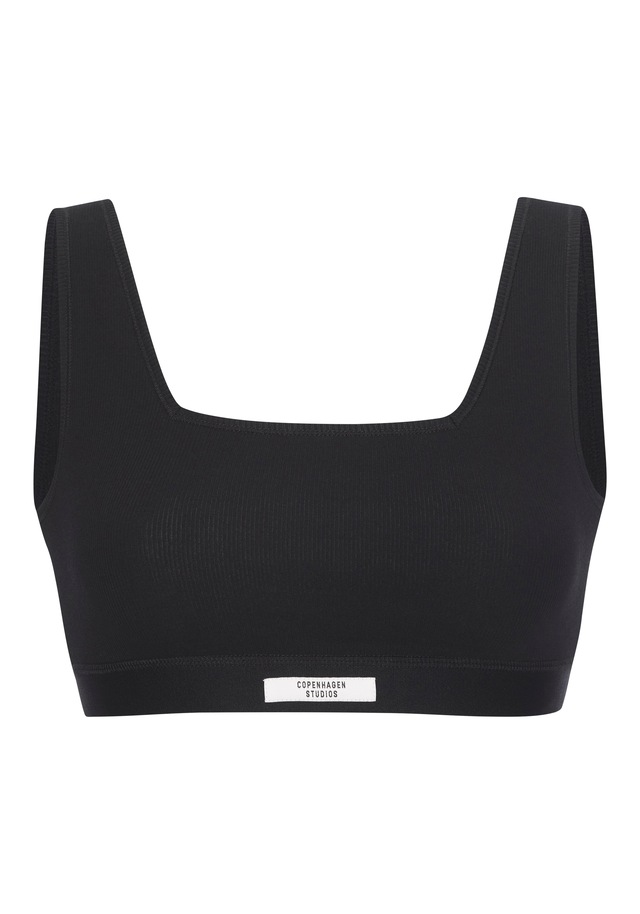 Copenhagen Studios Bustier aus elastischer Baumwoll-Ripp-Qualität