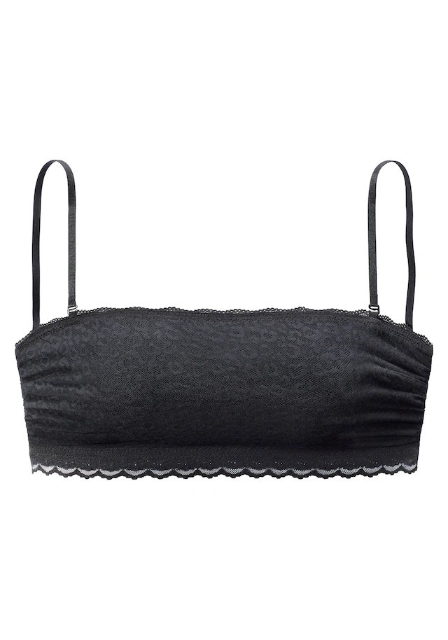 Vivance by Lascana Bralette-BH », BH ohne Bügel, Bandeau-BH, BH ohne Träger, große Größen« mit 2 Tragevarianten, als Dessous-Set kombinierbar, sexy Dessous