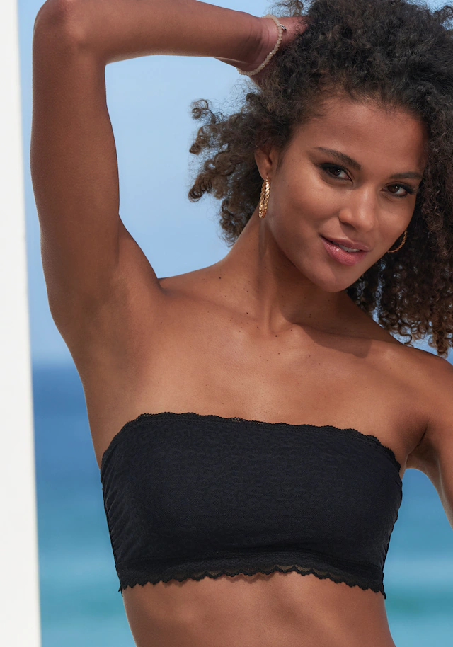 Vivance by Lascana Bralette-BH », BH ohne Bügel, Bandeau-BH, BH ohne Träger, große Größen« mit 2 Tragevarianten, als Dessous-Set kombinierbar, sexy Dessous