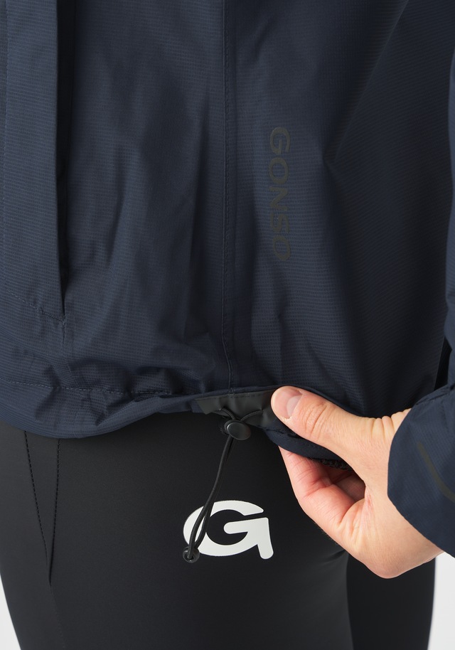 Gonso Fahrradjacke »SAVE JACKET ESSENTIAL W« Damen Regenjacke wind- und wasserdicht, Radjacke mit Kapuze