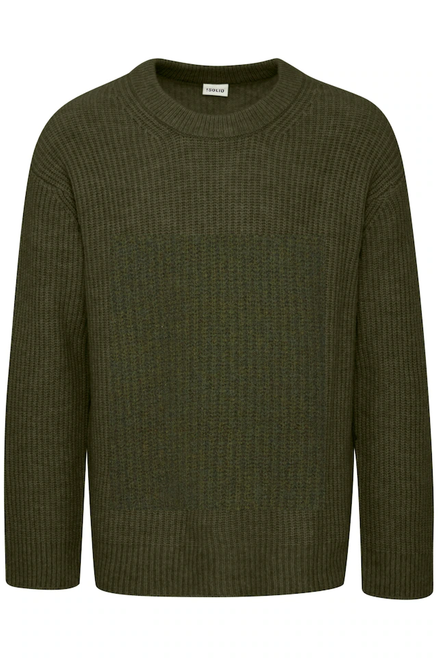 !Solid Strickfleece-Pullover »Strickpullover SDNohi«