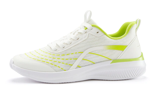 LASCANA Sneaker »Halbschuh, Schnürschuh, Freizeitschuh, Turnschuhe,« aus Textil mit Farbakzenten