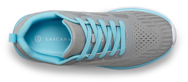 LASCANA Sneaker »Freizeitschuh, Halbschuh, Turnschuhe,« NEU mit farbigen Details im sportiven Look VEGAN