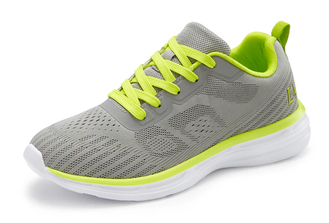 LASCANA Sneaker »Freizeitschuh, Halbschuh, Turnschuhe,« NEU mit farbigen Details im sportiven Look VEGAN