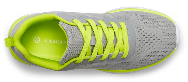 LASCANA Sneaker »Freizeitschuh, Halbschuh, Turnschuhe,« NEU mit farbigen Details im sportiven Look VEGAN