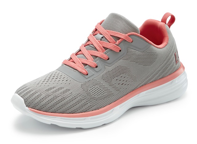 LASCANA Sneaker »Freizeitschuh, Halbschuh, Turnschuhe,« NEU mit farbigen Details im sportiven Look VEGAN